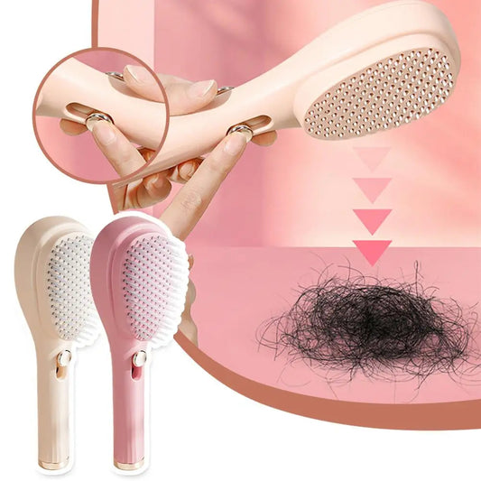 Telescopic Massage Self Clean Brush