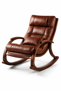 Luxury Leather Rocking Chair