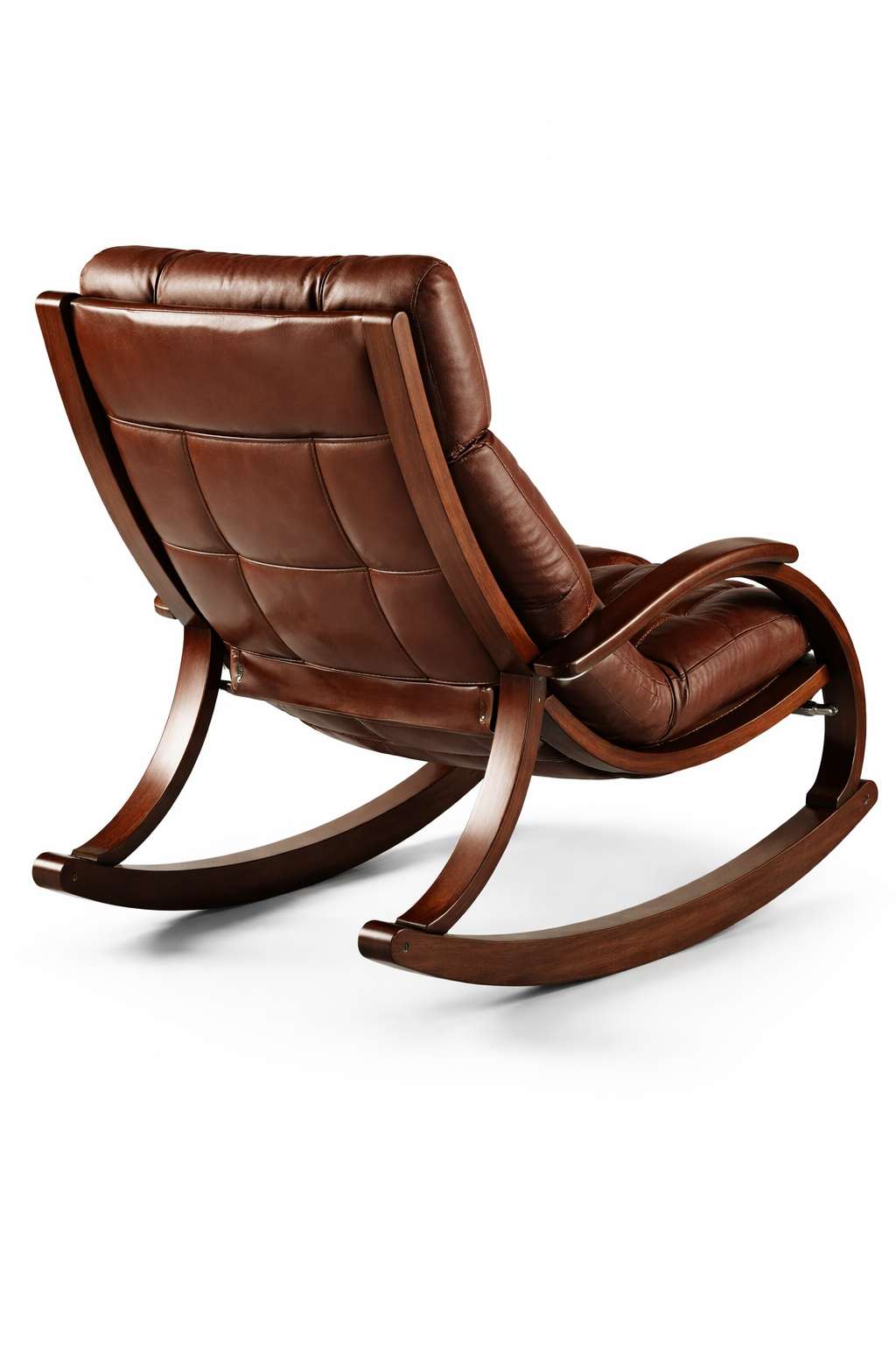 Luxury Leather Rocking Chair