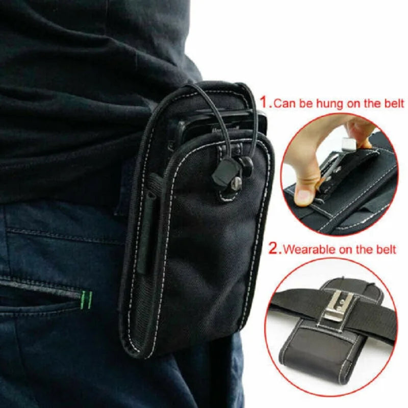 Nylon Scanner Holster with Belt Clip for Zebra Motorola MC659B MC67 MC55A0 MC5590